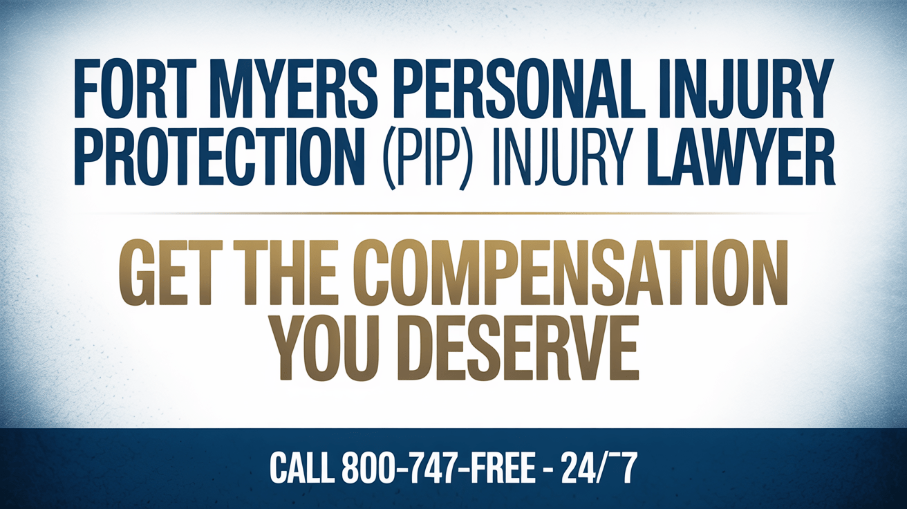 Fort Myers Personal Injury Protection (PIP) Injury Lawyer