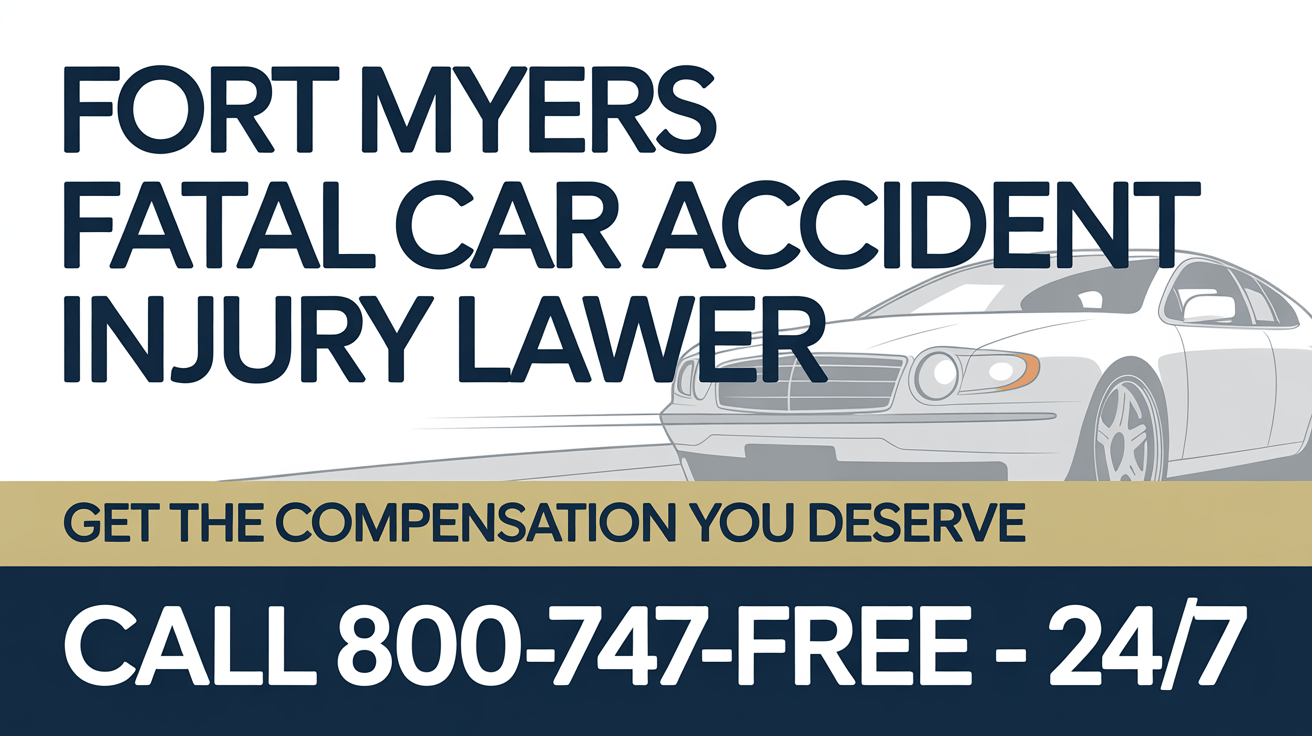 Abogado de lesiones por accidente de coche fatal en Fort Myers