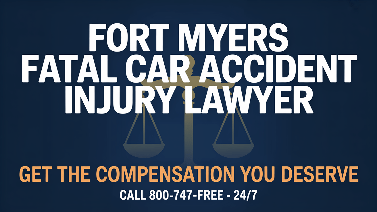 Abogado de Lesiones por Accidentes de Automóvil Mortales en Fort Myers