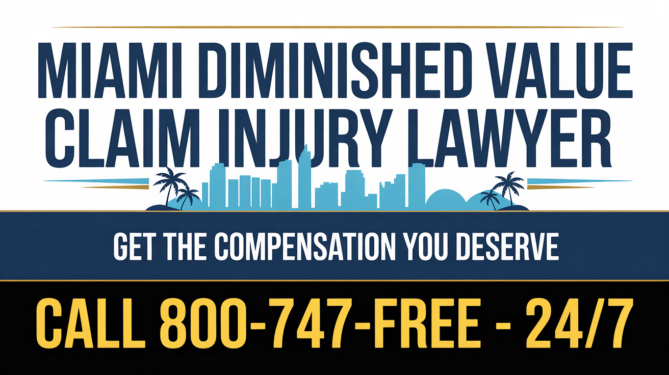 Abogado de lesiones por reclamación de valor disminuido en Miami