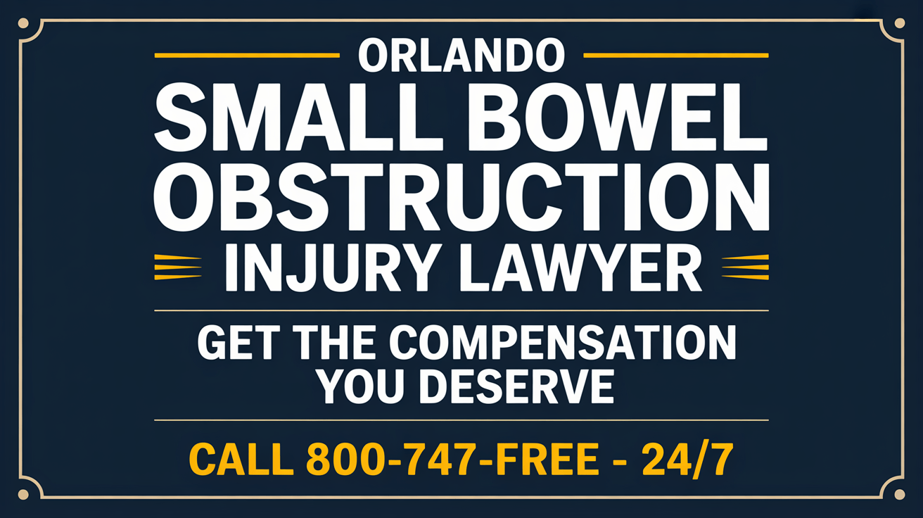 Abogado de lesiones por obstrucción intestinal en Orlando