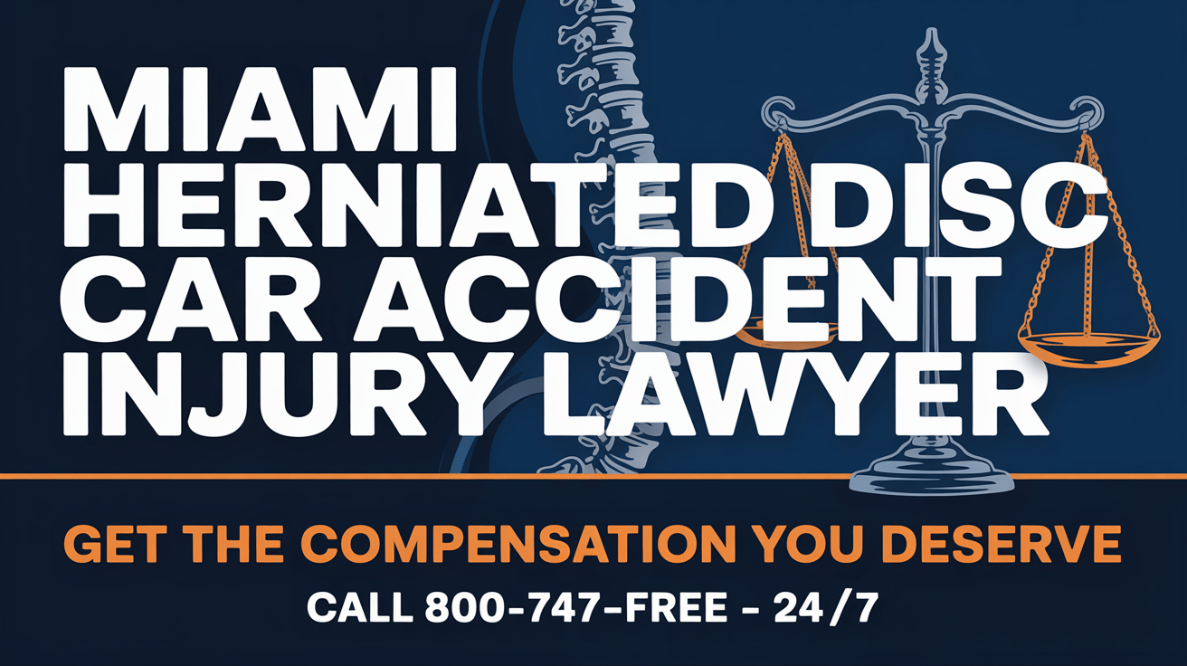 Miami Herniated Disc Car Accident Injury Lawyer