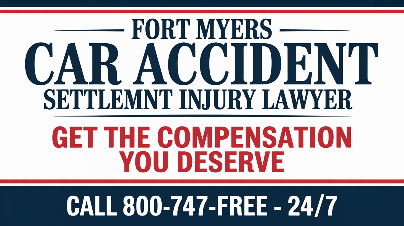 Fort Myers Car Accident Settlement Injury Lawyer