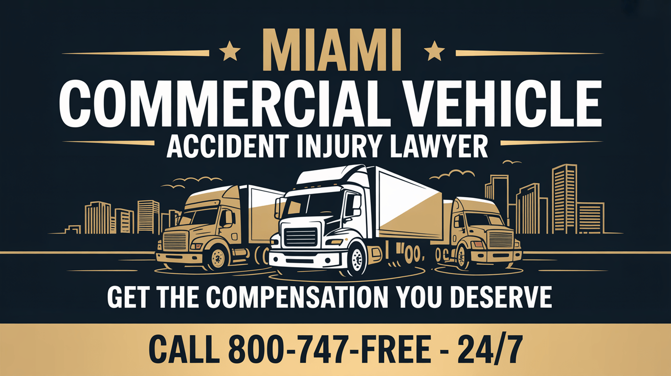 Miami Commercial Vehicle Accident Injury Lawyer