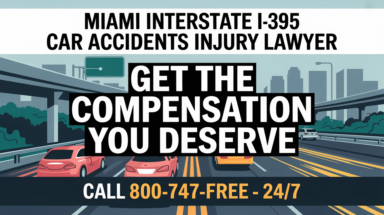 Abogado de Lesiones por Accidentes de Automóvil en la Interestatal I-395 de Miami