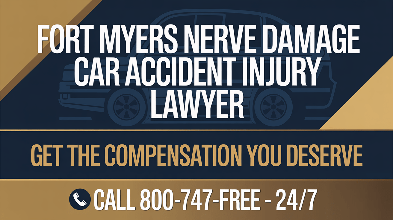Abogado de lesiones por accidente de automóvil por daño nervioso en Fort Myers
