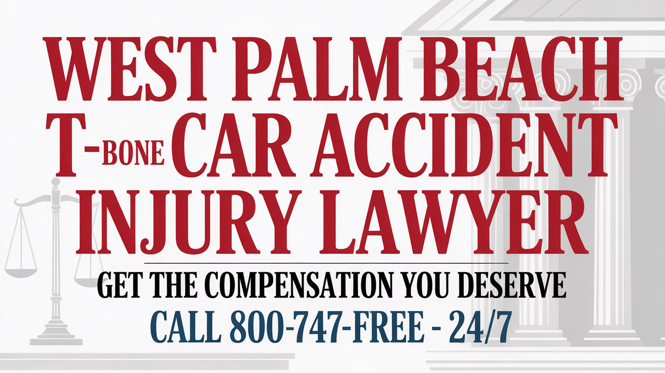 Abogado de lesiones por accidente de coche tipo T en West Palm Beach