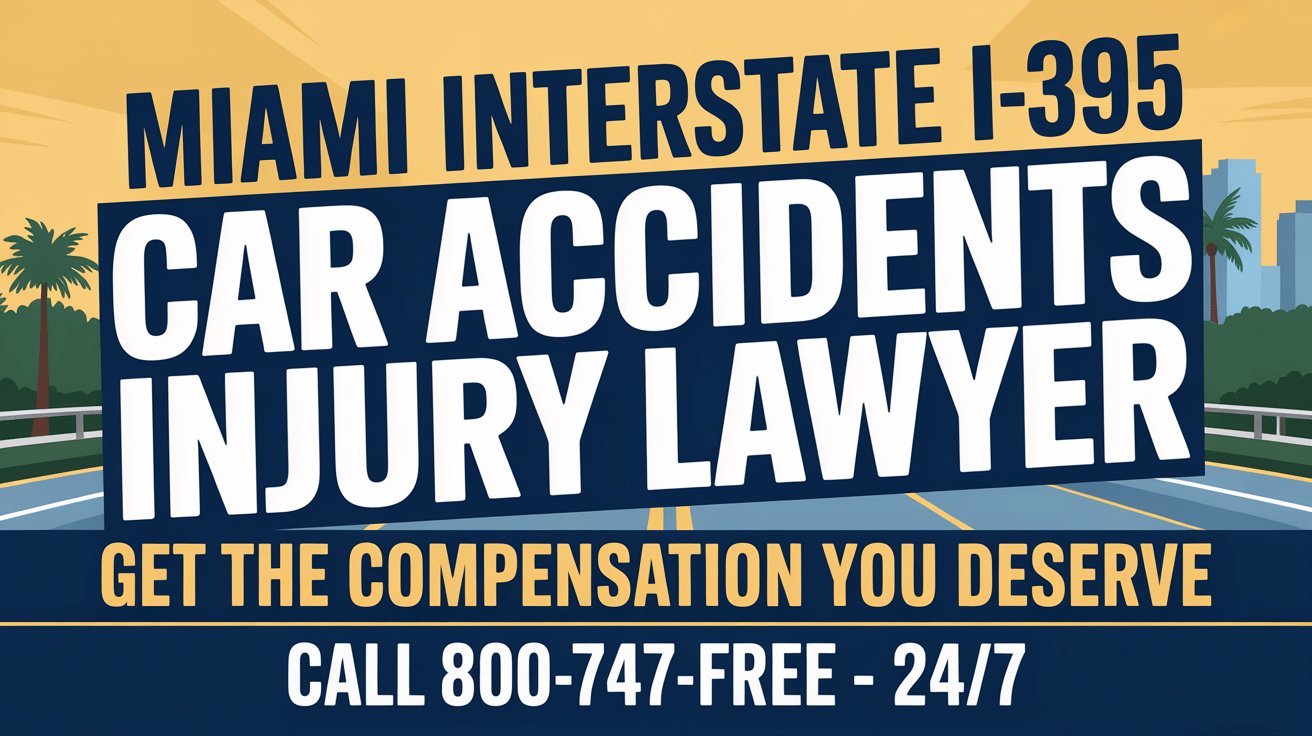 Abogado de lesiones por accidente de coche en Miami Interstate I-395