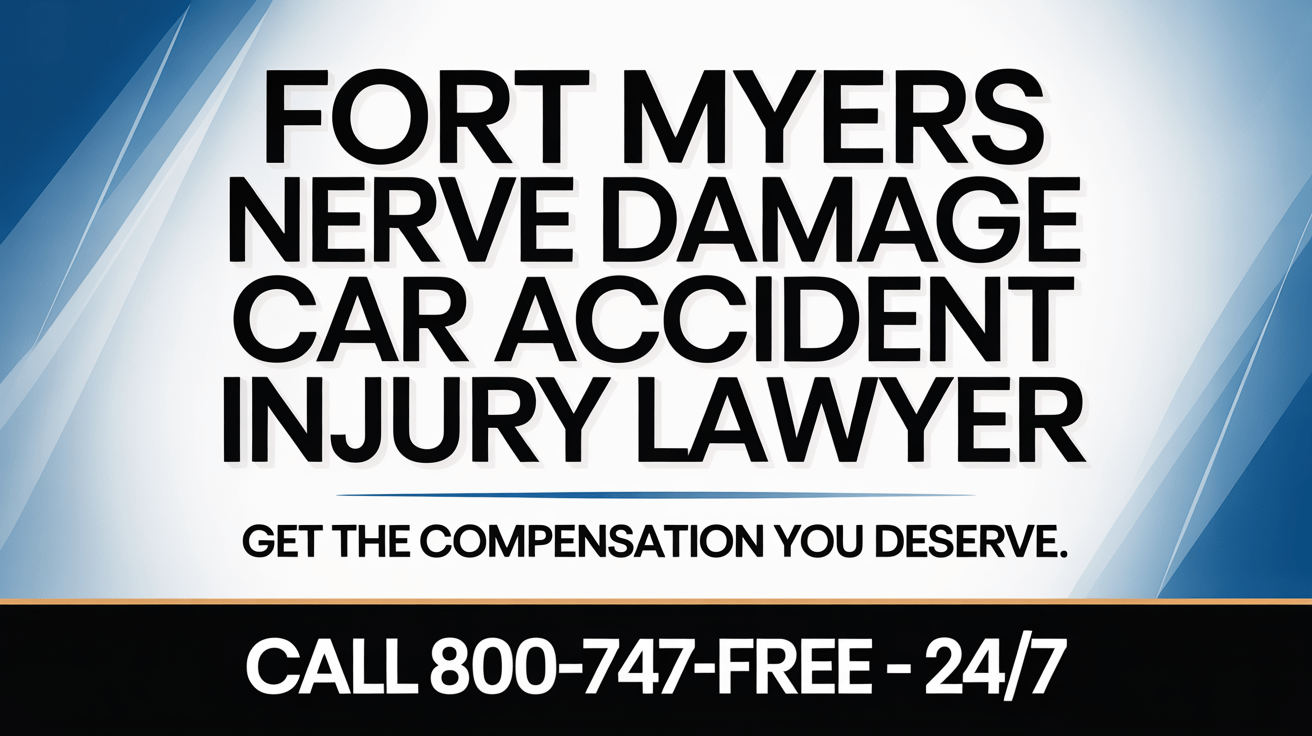 Abogado de Lesiones por Daño Nervioso en Accidente Automovilístico en Fort Myers