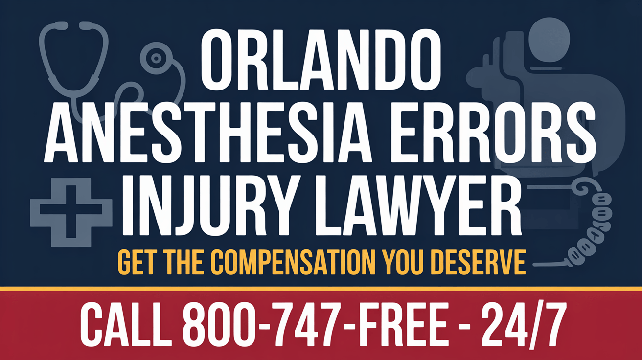 Orlando Anesthesia Errors Injury Lawyer