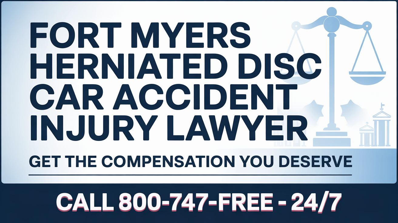 Fort Myers Herniated Disc Car Accident Injury Lawyer