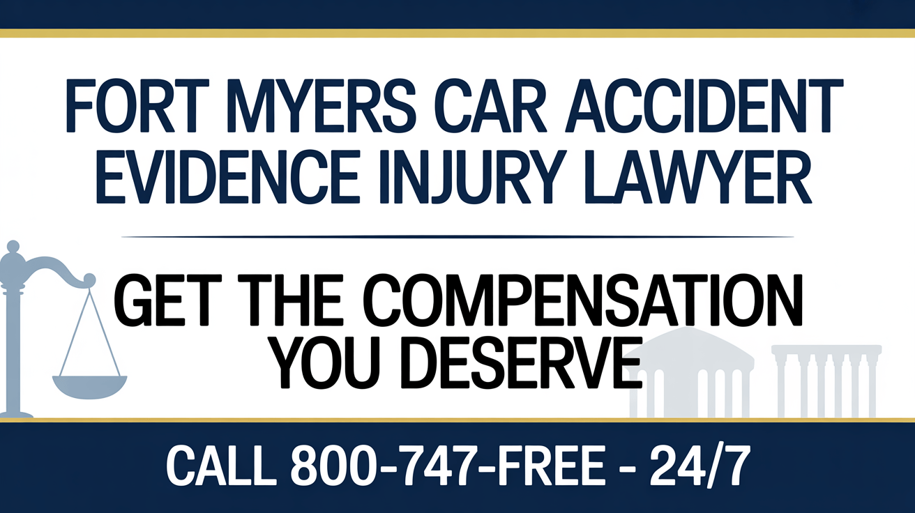 Fort Myers Car Accident Evidence Injury Lawyer