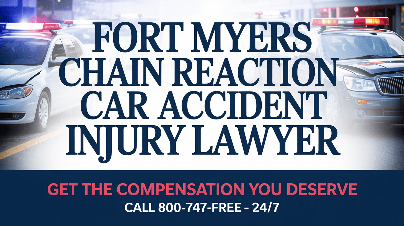 Fort Myers Chain Reaction Car Accident Injury Lawyer 
