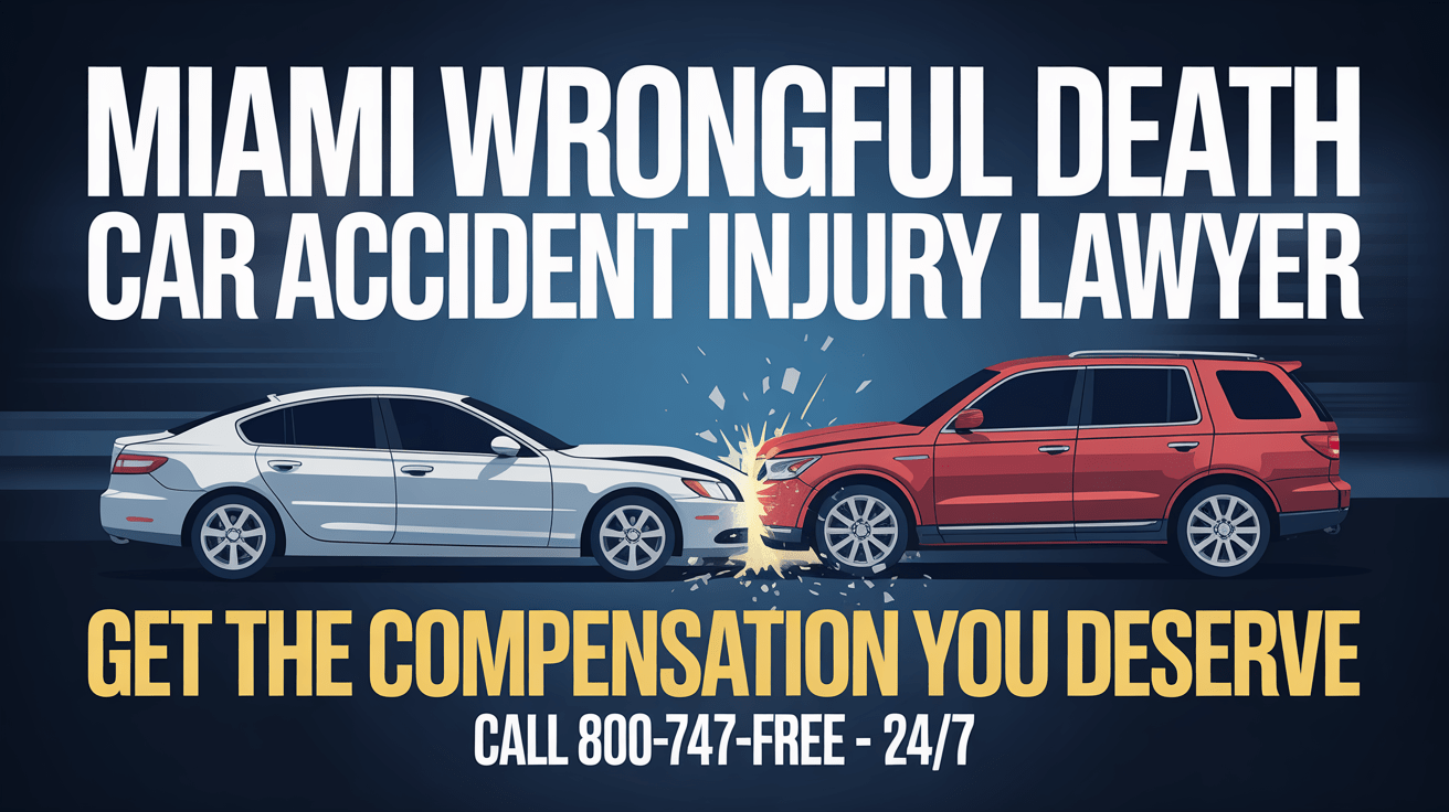 Abogado de lesiones por accidente automovilístico en Miami por muerte injusta