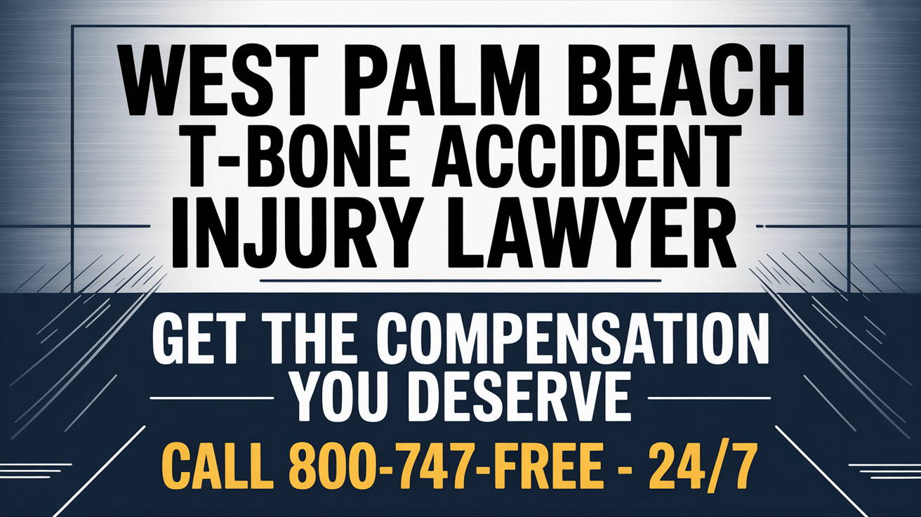 Abogado de lesiones por accidente de automóvil T-Bone en West Palm Beach