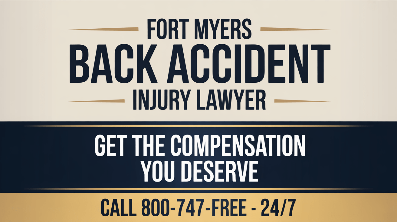 Fort Myers Back Car Accident Injury Lawyer