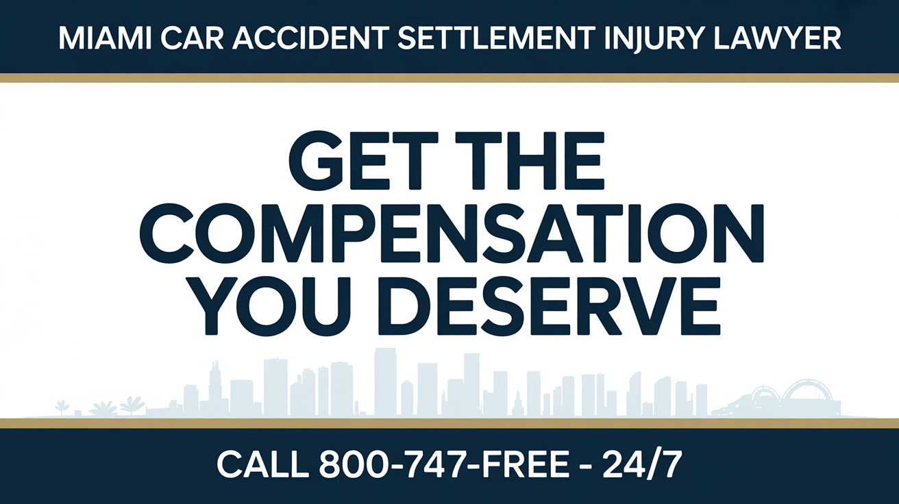 Miami Car Accident Settlement Injury Lawyer