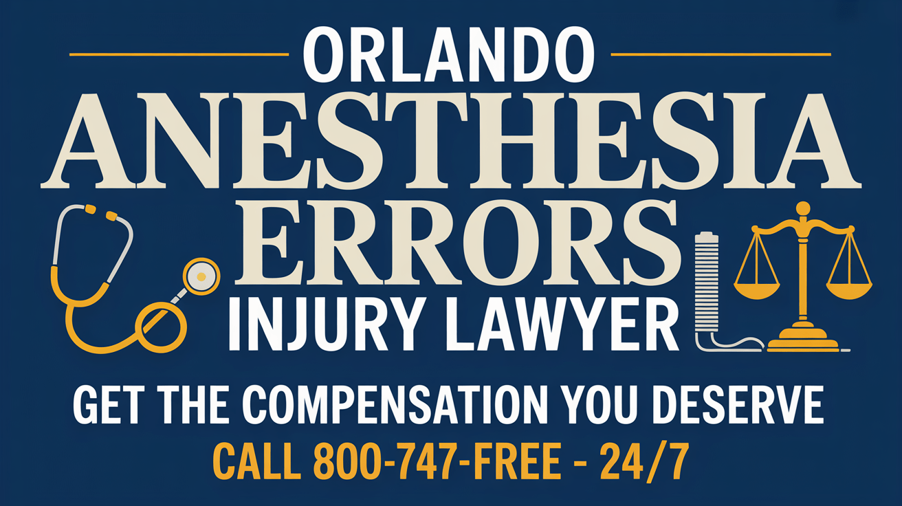 Orlando Anesthesia Errors Injury Lawyer