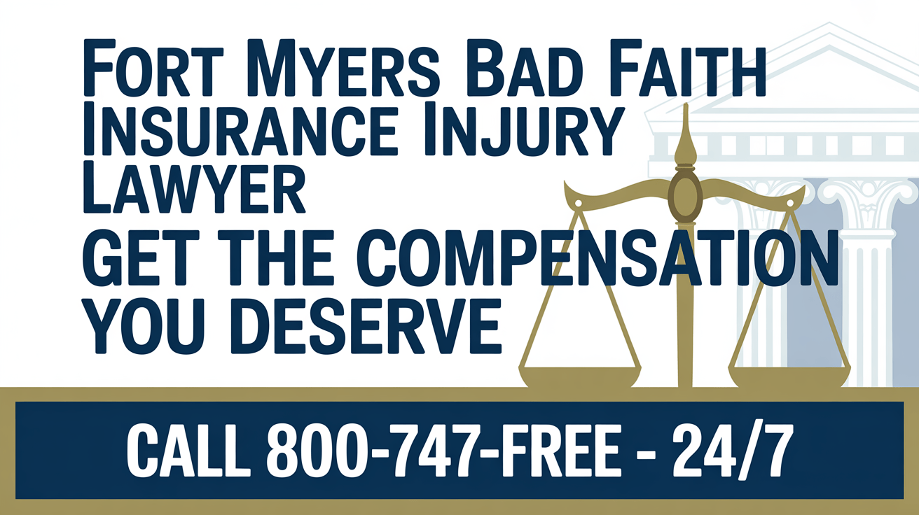 Fort Myers Bad Faith Insurance Injury Lawyer