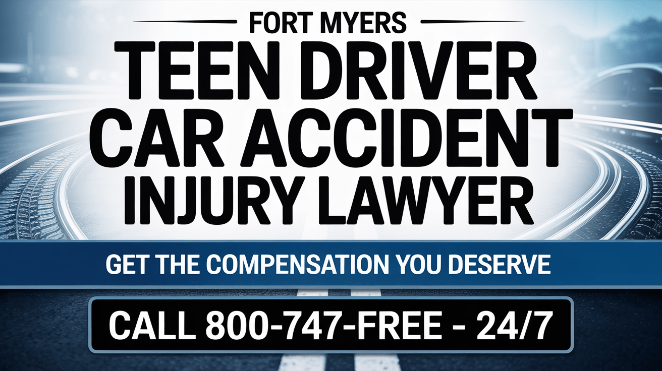 Fort Myers Teen Driver Car Accident Injury Lawyer