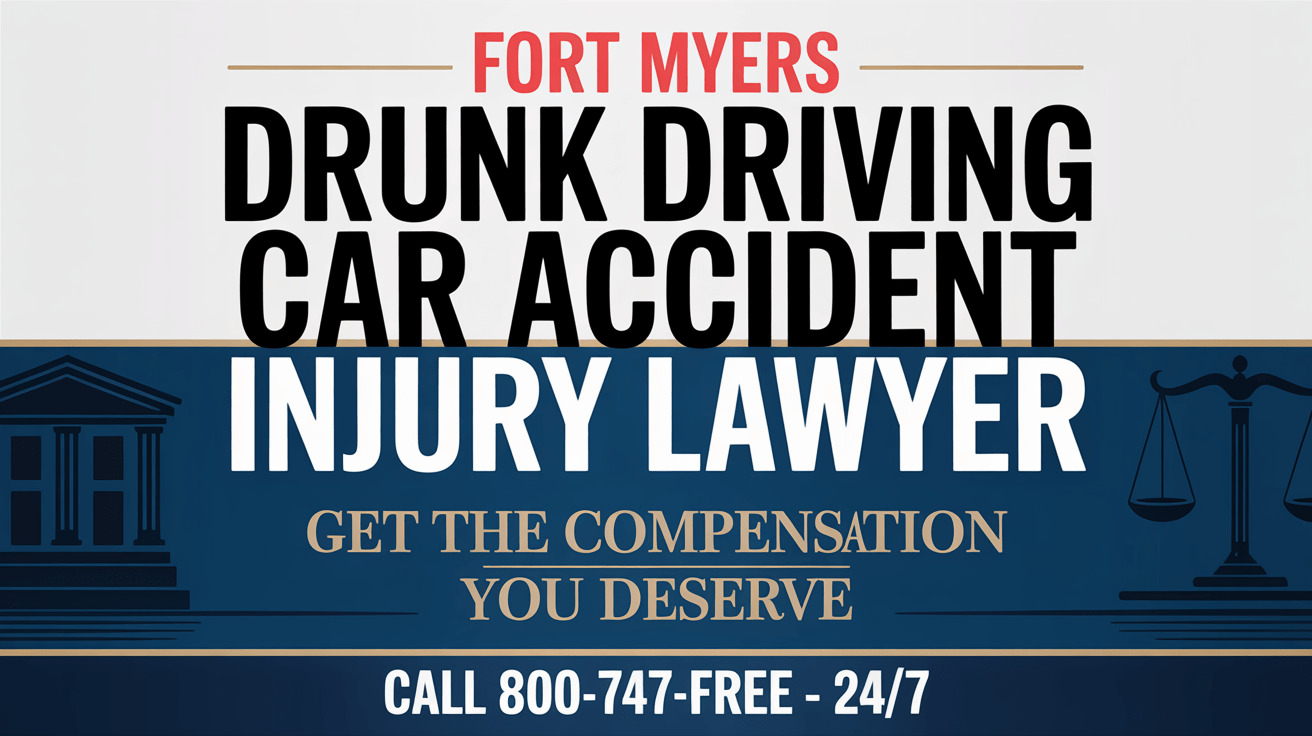 Abogado de Lesiones por Accidente de Coche por Conducir Ebrio en Fort Myers