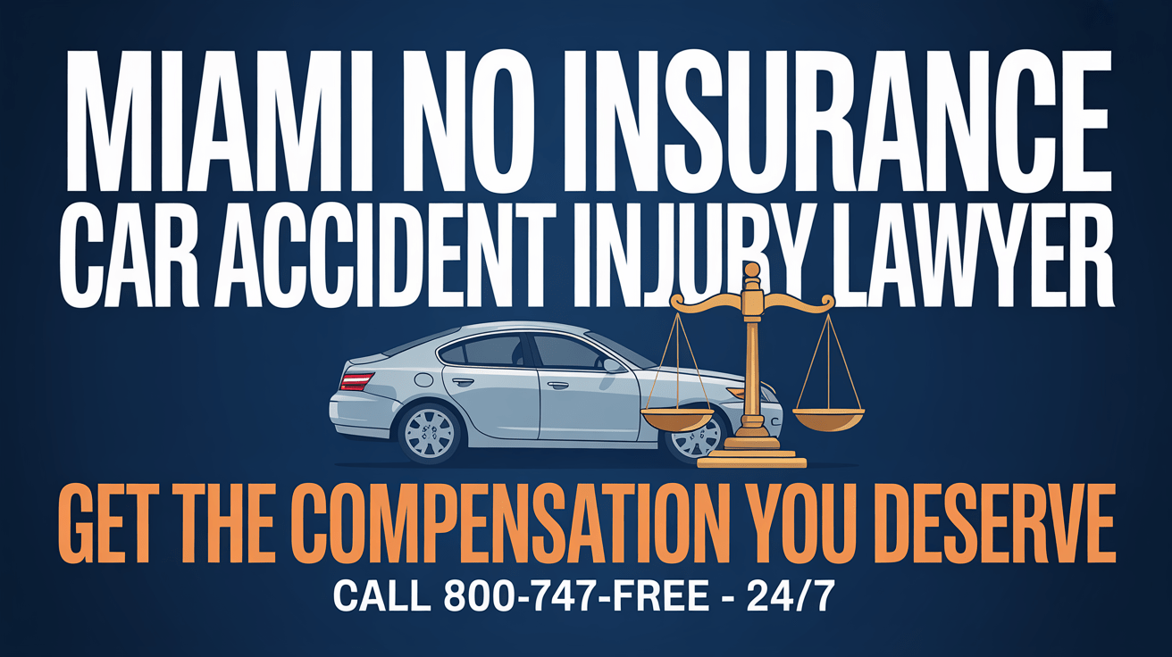 Miami No Insurance Car Accident Injury Lawyer