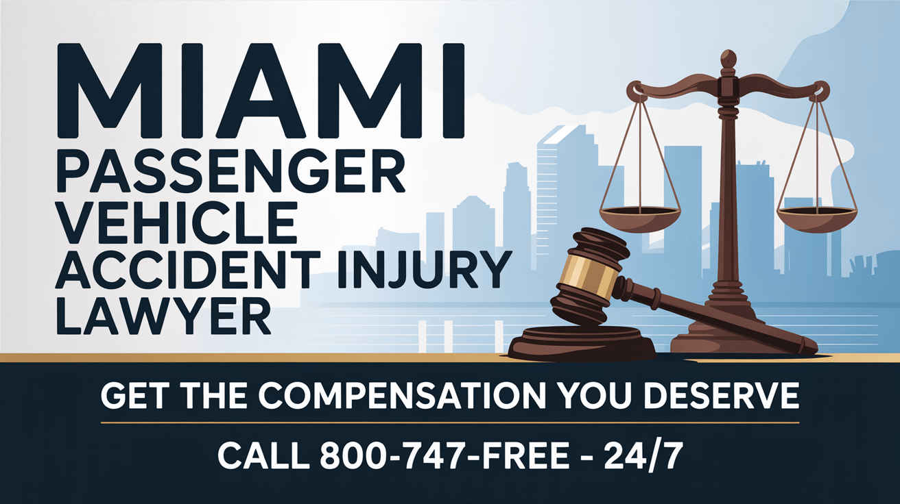 Miami Passenger Vehicle Accident Injury Lawyer