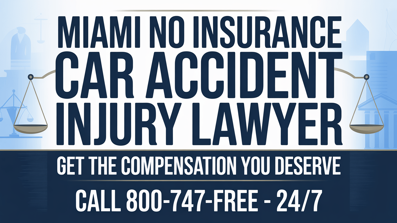 Miami No Insurance Car Accident Injury Lawyer
