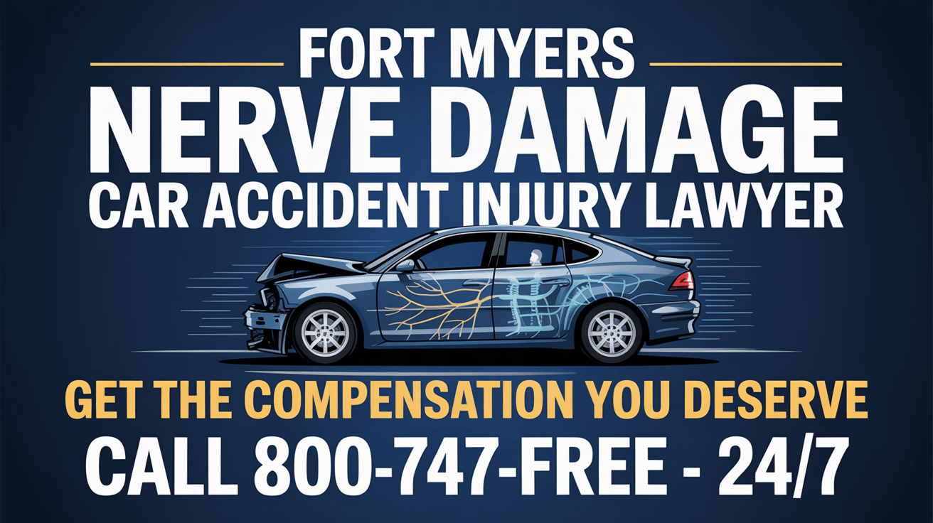 Abogado de lesiones por accidente automovilístico de daño nervioso en Fort Myers