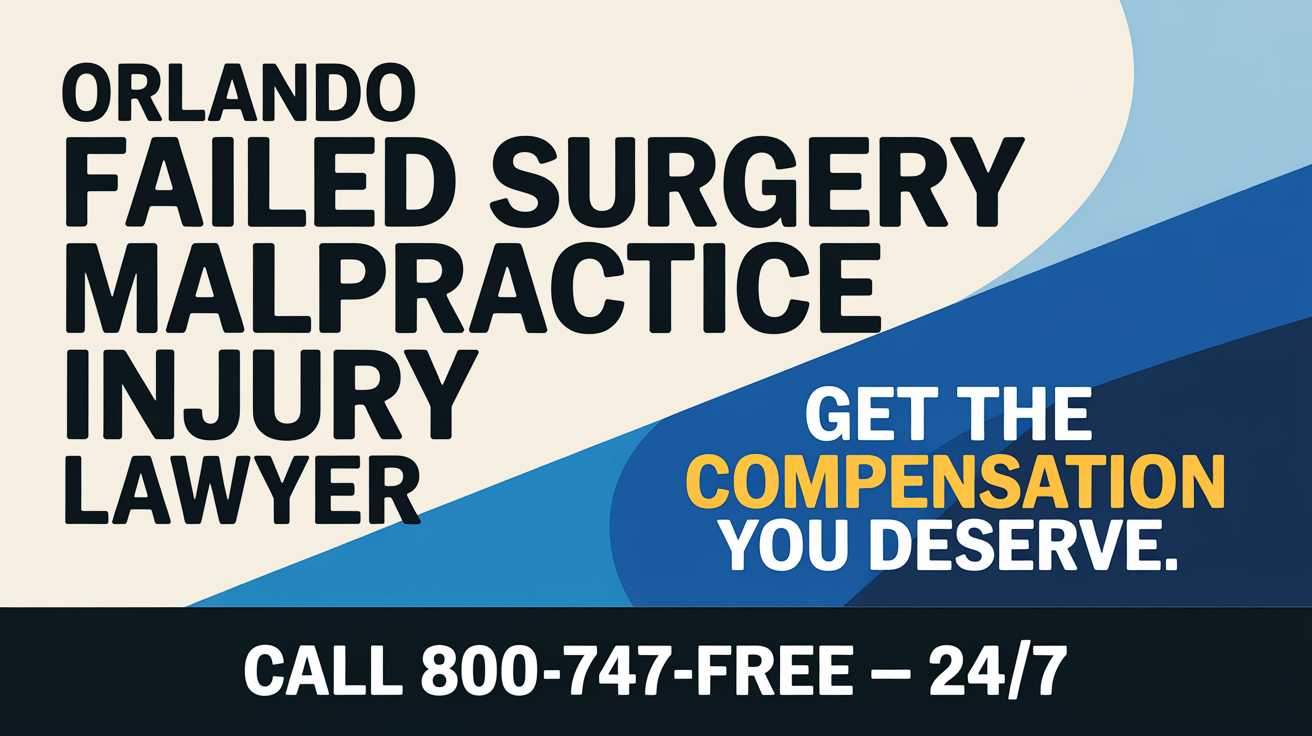 Orlando Failed Surgery Malpractice Injury Lawyer