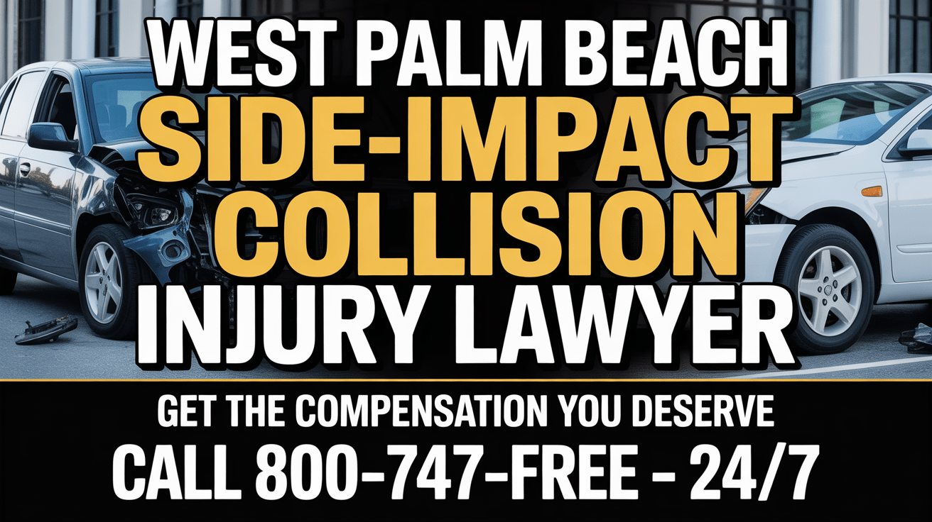Abogado de lesiones por colisión de impacto lateral en West Palm Beach