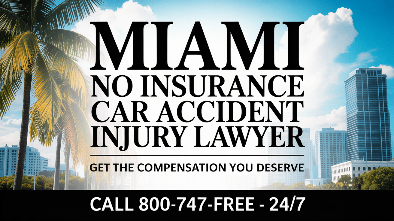 Miami No Insurance Car Accident Injury Lawyer