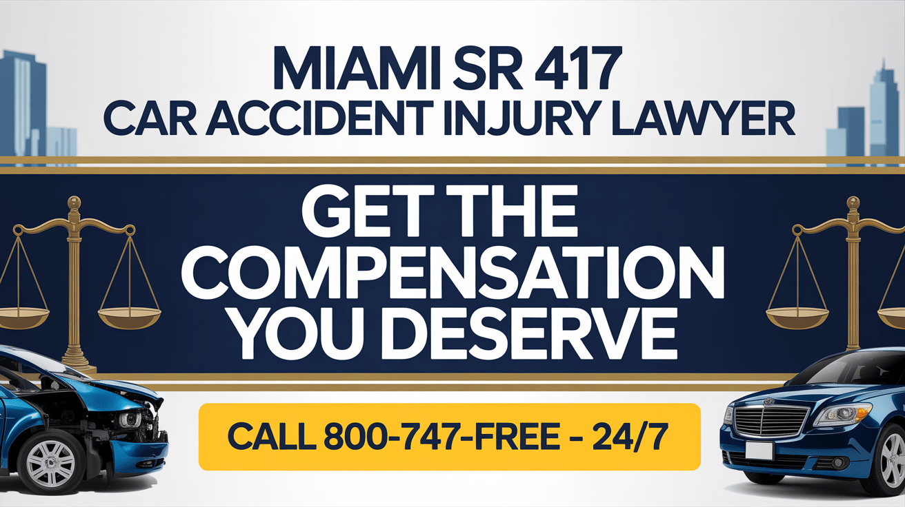 Abogado de lesiones por accidente de coche en Miami SR 417