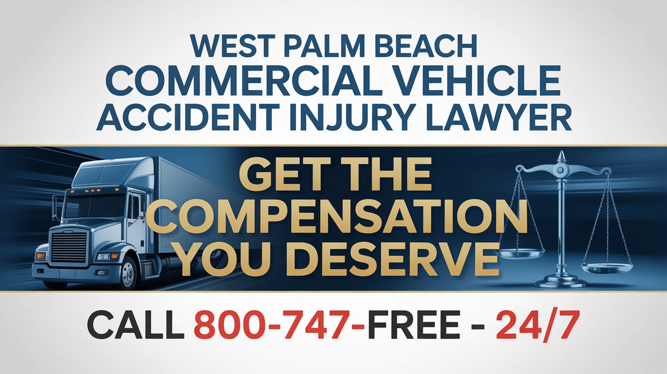 Abogado de Lesiones por Accidentes de Vehículos Comerciales en West Palm Beach