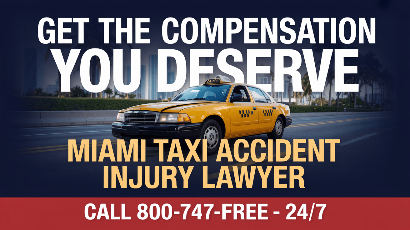 Abogado de Lesiones por Accidente de Taxi en Miami