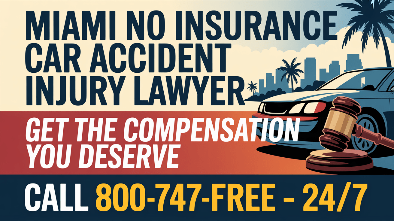 Miami No Insurance Car Accident Injury Lawyer