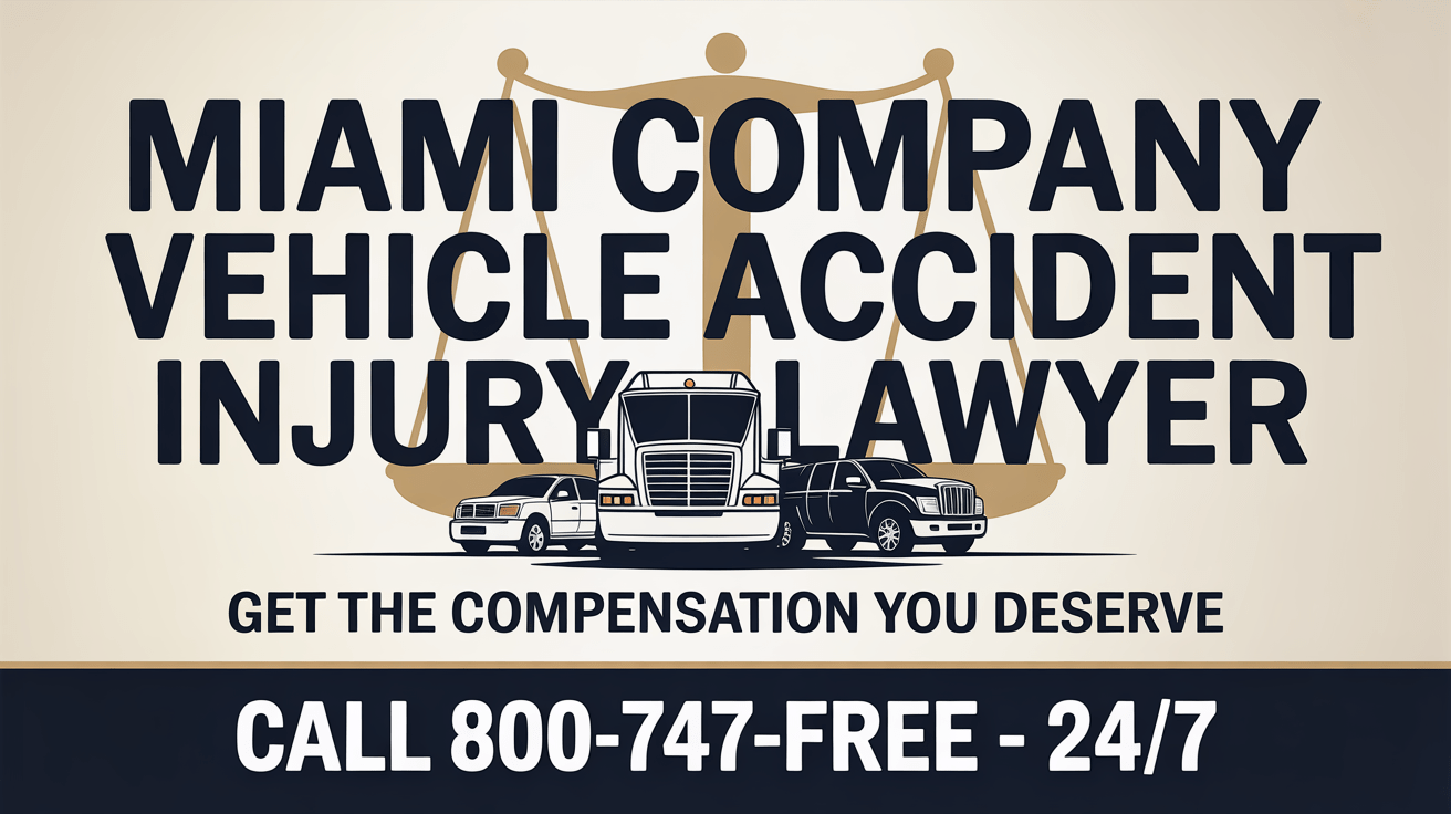 Abogado de lesiones por accidente de vehículo de empresa en Miami