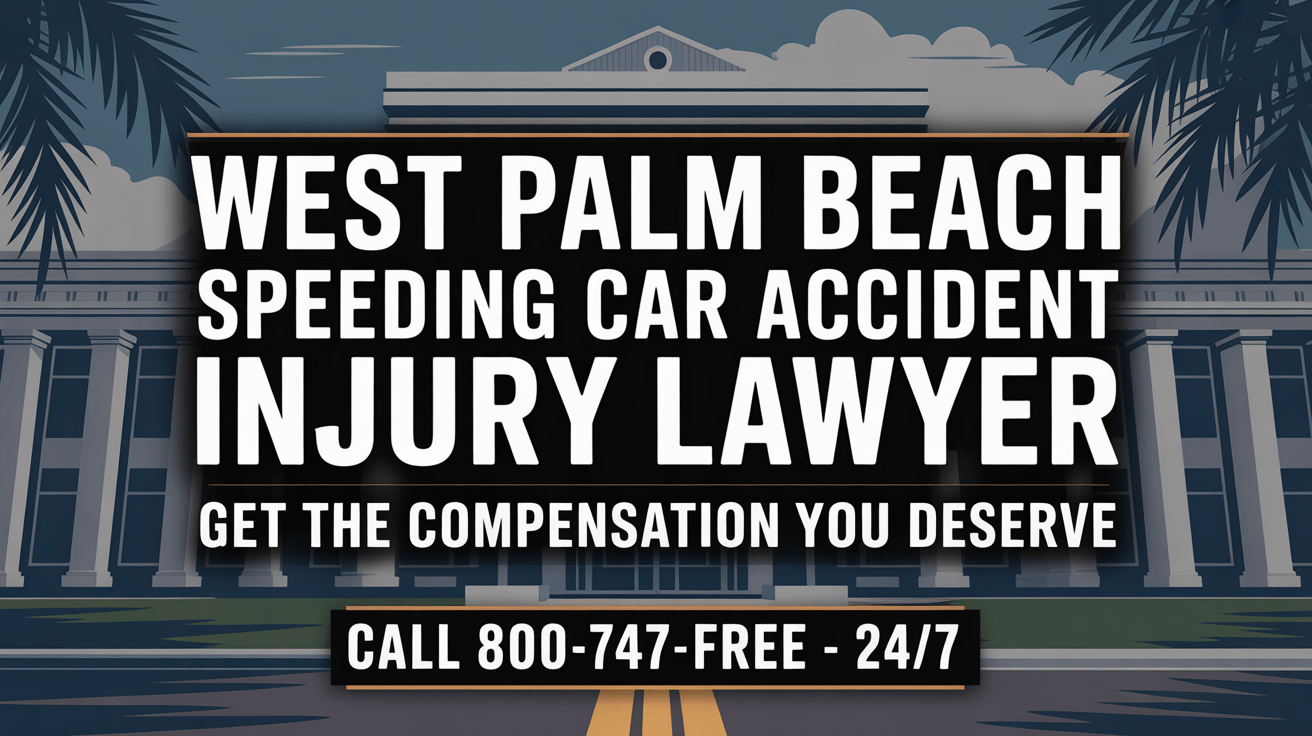West Palm Beach Speeding Car Accident Injury Lawyer