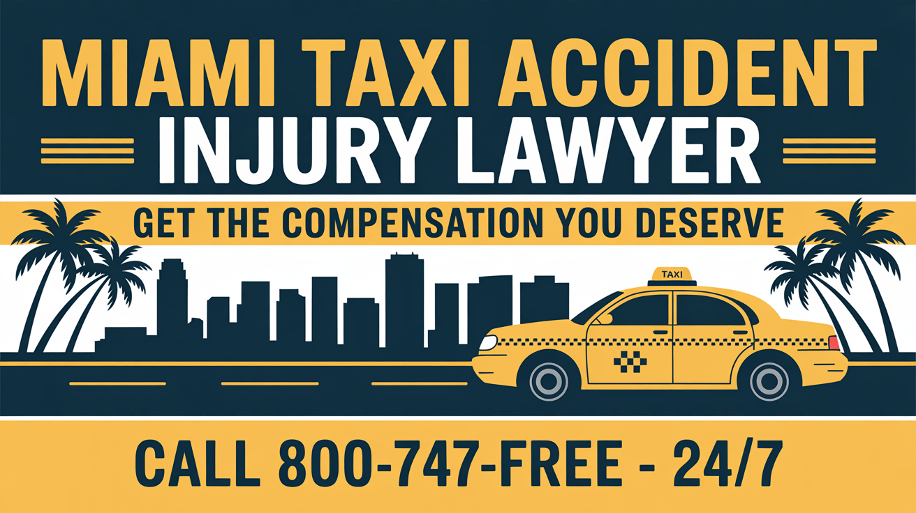 Abogado de Lesiones por Accidentes de Taxi en Miami