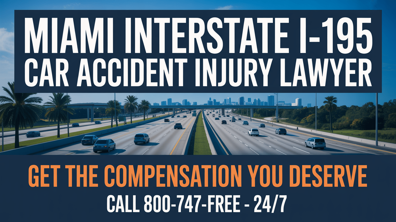 Abogado de Lesiones por Accidentes de Automóvil en la I-195 de Miami