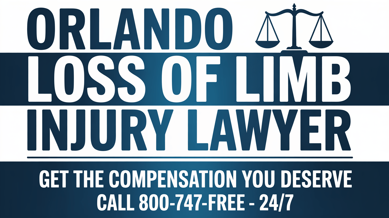 Abogado de lesiones por pérdida de extremidad en Orlando