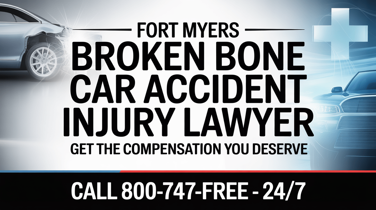 Abogado de lesiones por accidente automovilístico con fractura ósea en Fort Myers