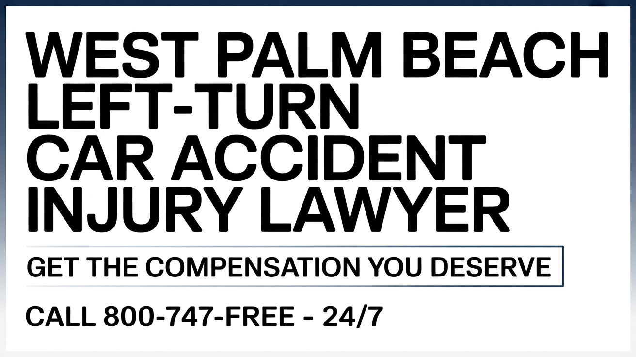 West Palm Beach Left-Turn Car Accident Injury Lawyer
