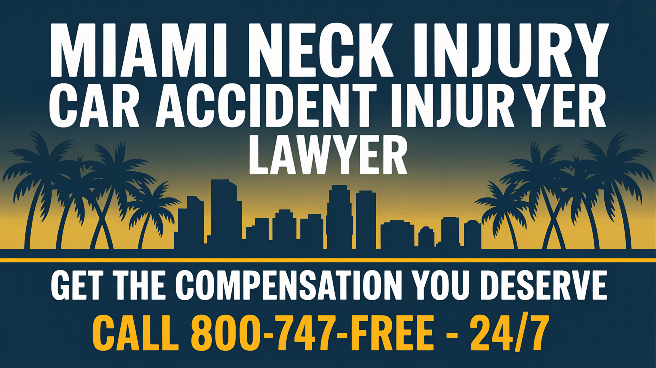 Abogado de lesiones por accidente automovilístico en Miami