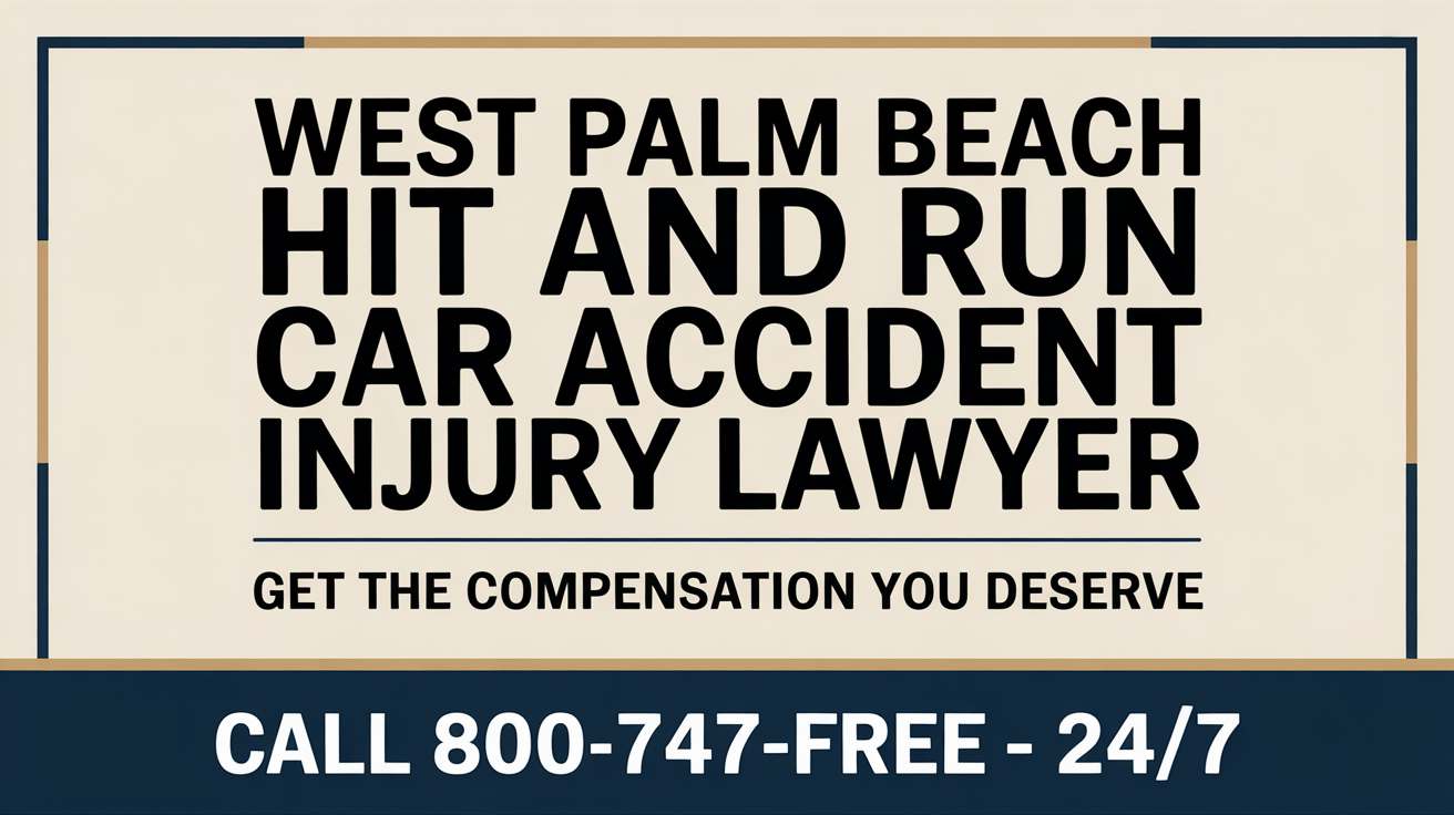 Abogado de lesiones por accidente automovilístico de atropello y fuga en West Palm Beach