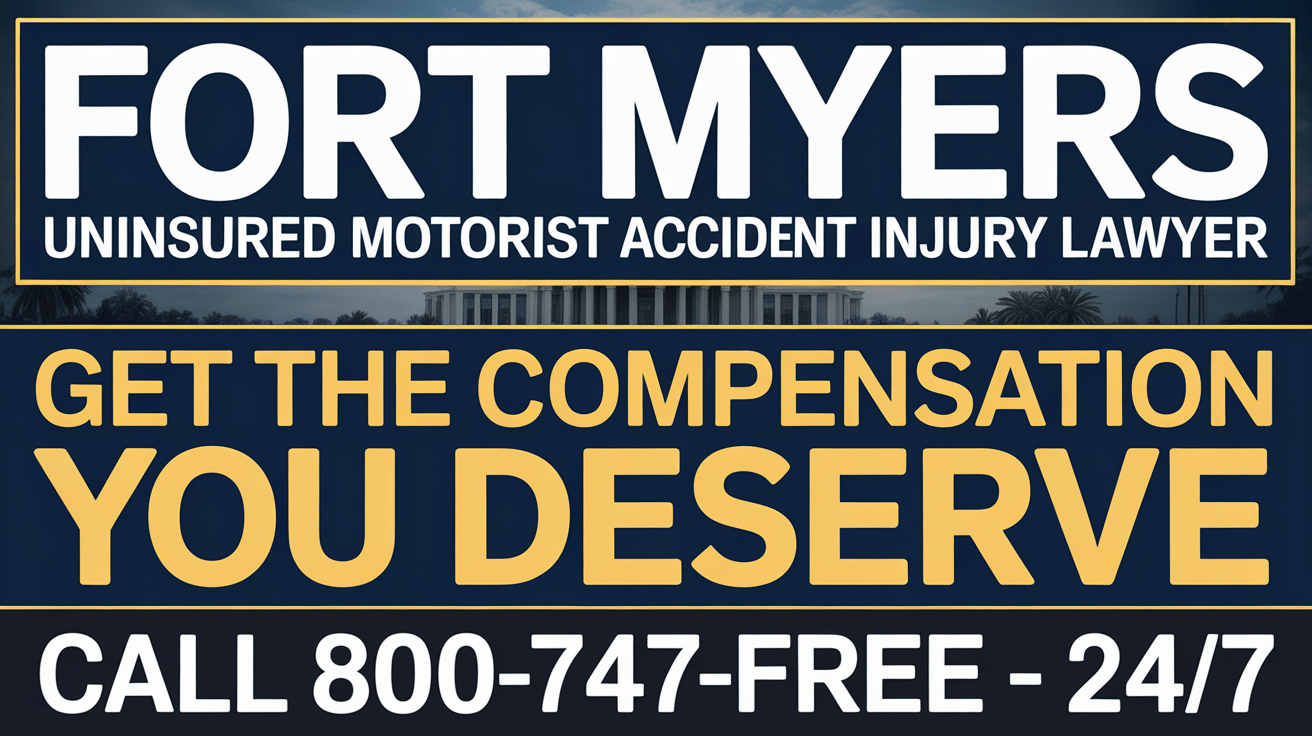 Abogado de Lesiones por Accidentes de Automóviles No Asegurados en Fort Myers