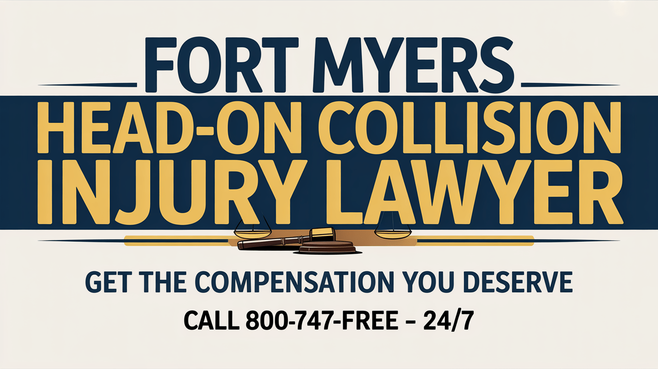 Abogado de lesiones por colisión frontal en Fort Myers