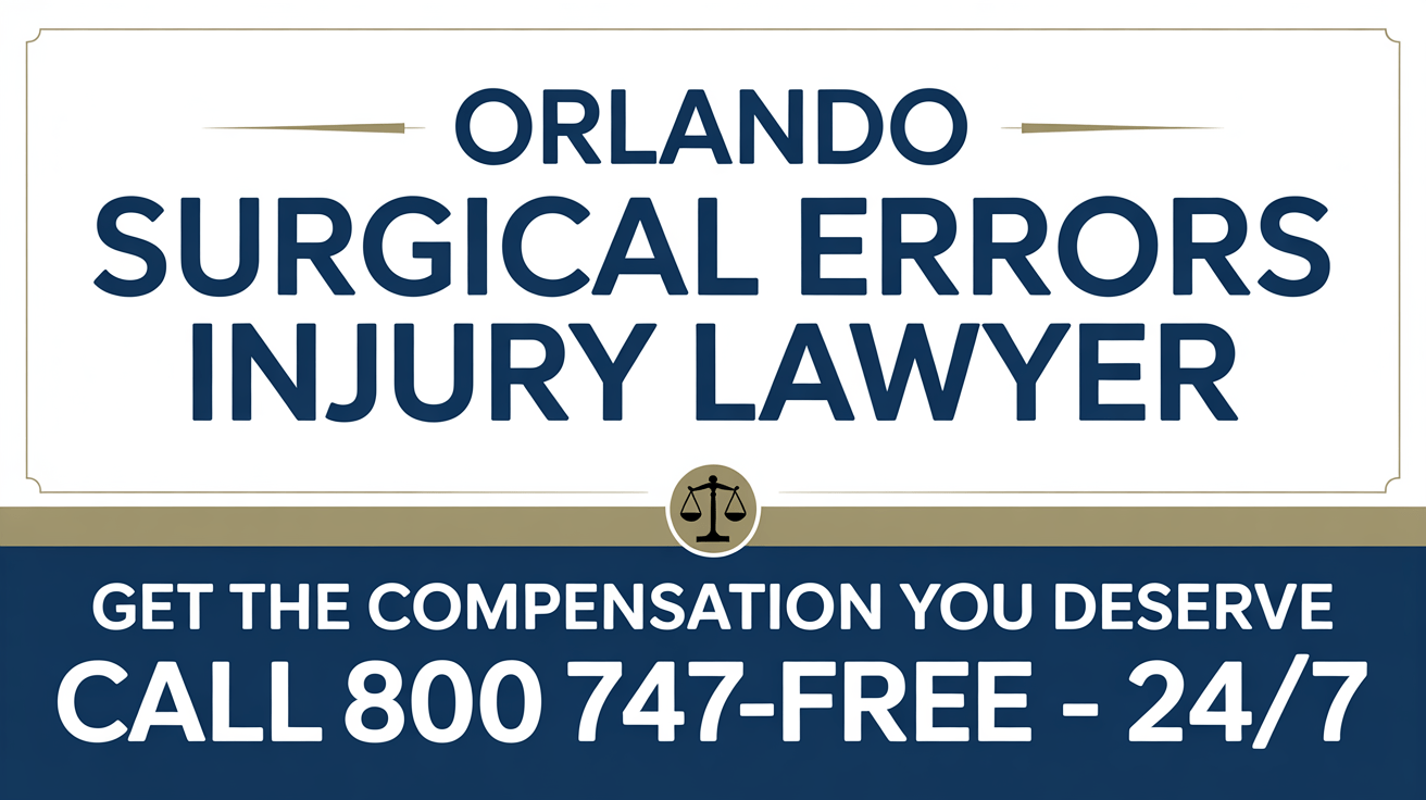 Orlando Surgical Errors Injury Lawyer