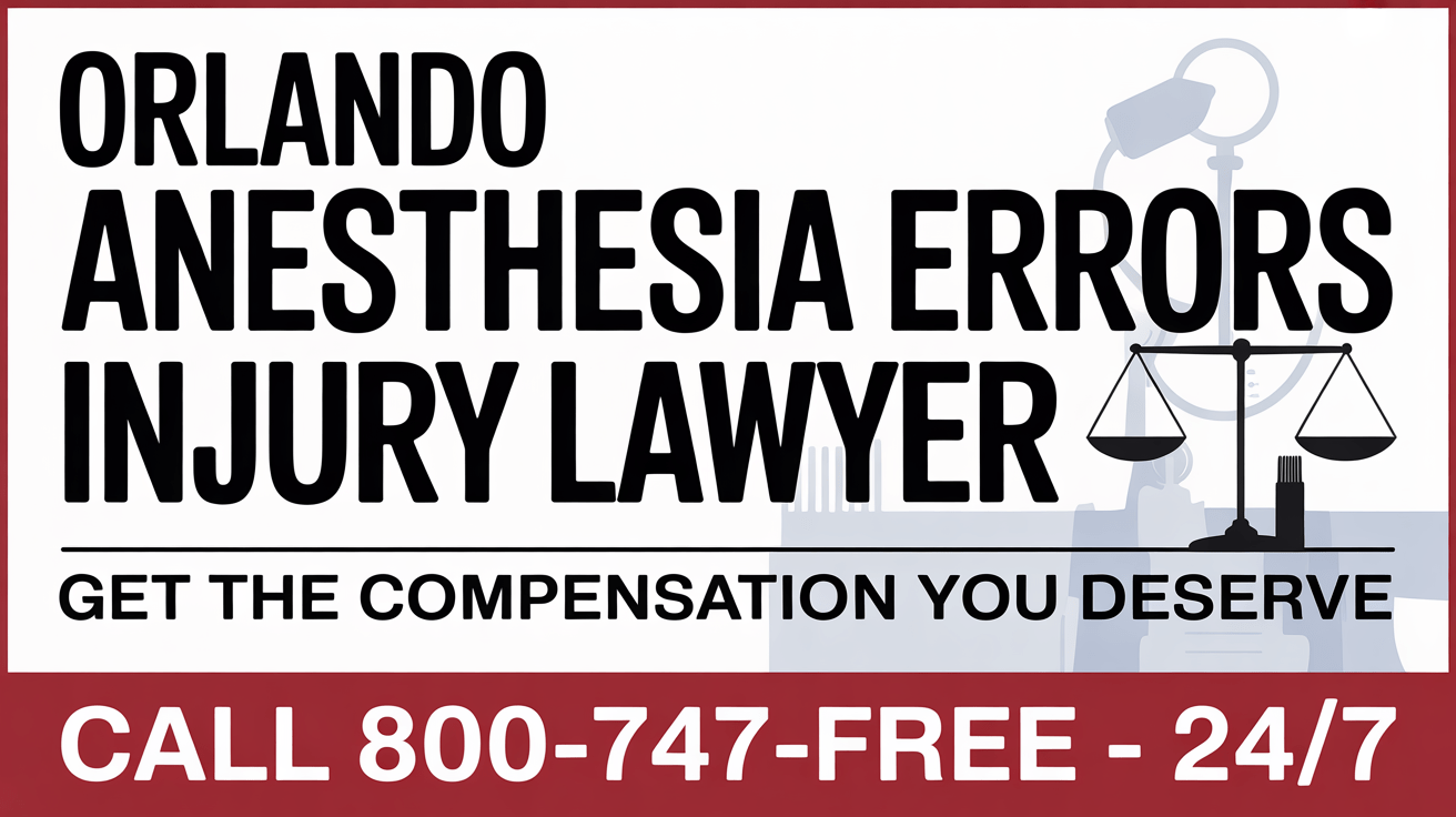 Orlando Anesthesia Errors Injury Lawyer
