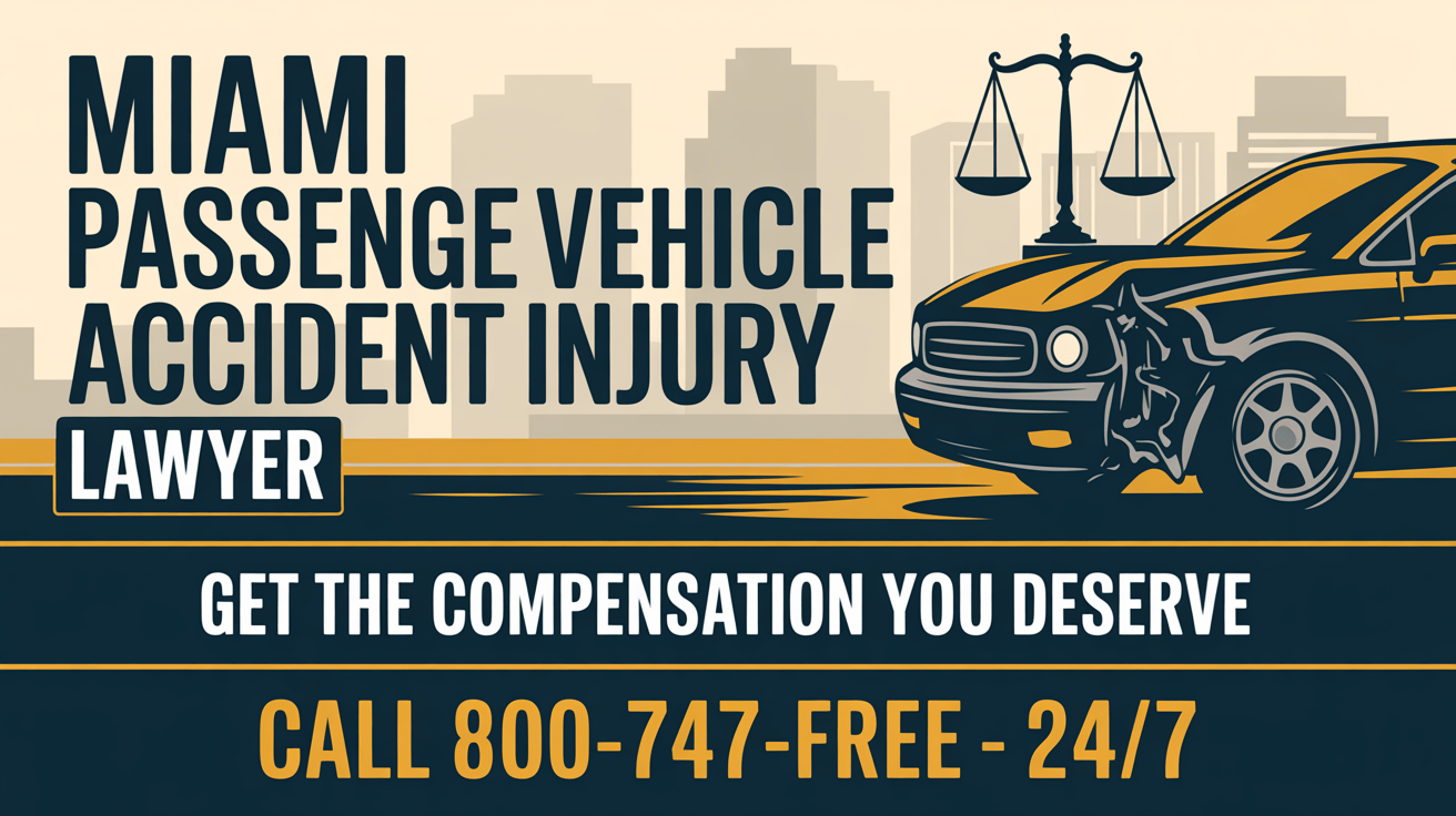 Miami Passenger Vehicle Accident Injury Lawyer
